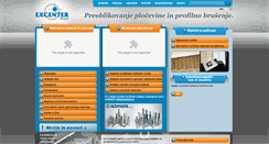 Desktop Screenshot of excenter.si